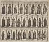 Array of officials and members in academical dress, 1748 (Views.x.5.45)