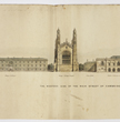 Proposal for the reorganisation of central Cambridge in order to incorporate the Fitzwilliam Museum between the Senate House and Trinity College, 1824 (UA CUR 30.1.58b)