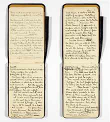 Pages from Sassoon’s journal