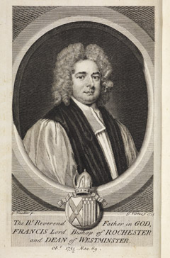The Jacobite conspirator Francis Atterbury, Bishop of Rochester.