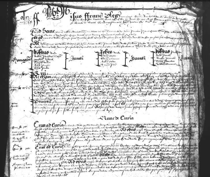 Earls Colne Manor Court Roll, 1606